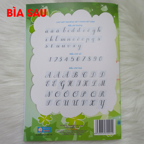 5 Cuốn Tập Nghiêng Luyện Chữ Đẹp