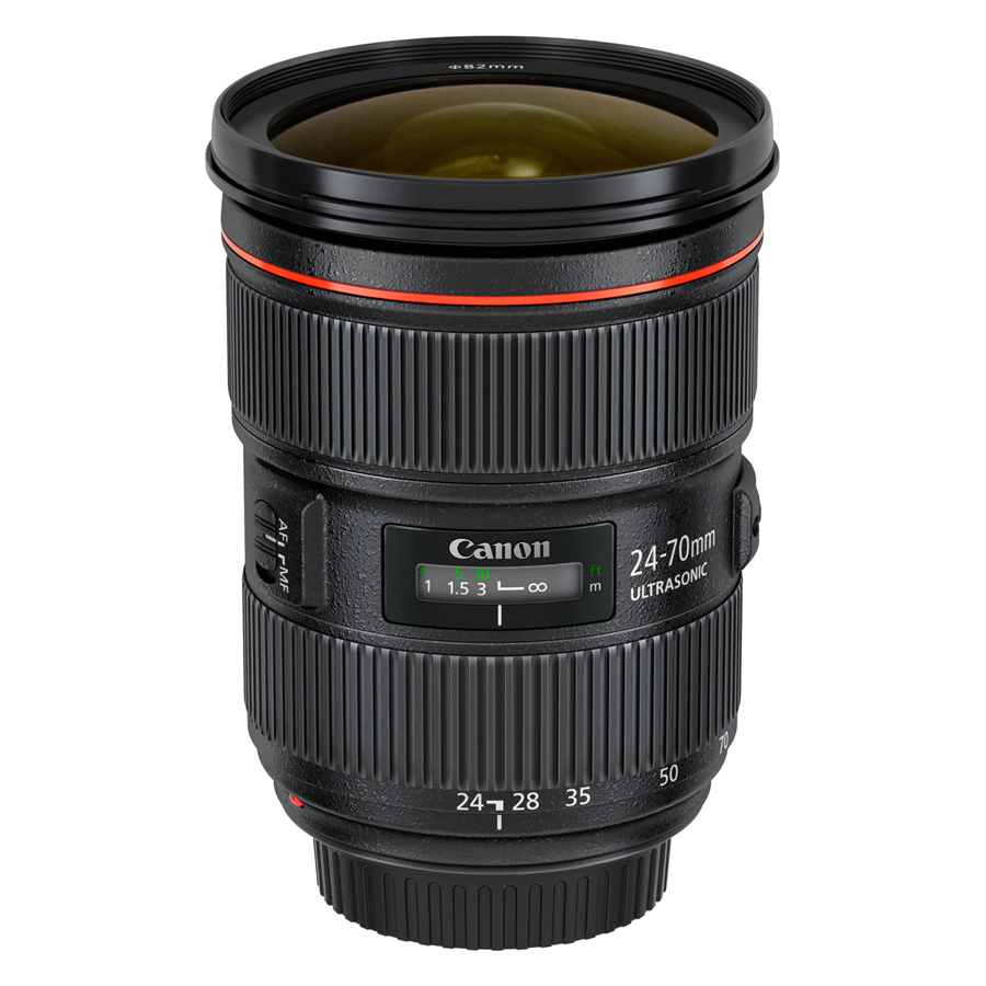 Ống Kính Canon EF 24-70mm f/2.8L II (Hàng Nhập Khẩu) - Tặng Tấm Da Cừu Lau Ống Kính