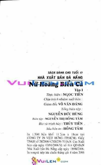 nữ hoàng biển cả chapter 1 2