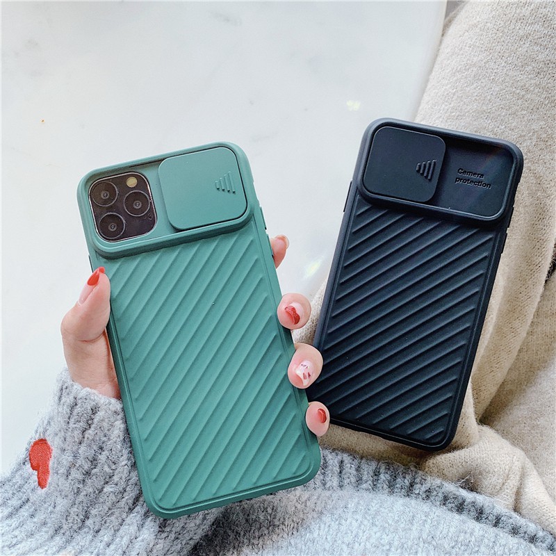 Ốp Lưng iPhone Nắp Trượt Bảo Vệ Camera Dành Cho iPhone 6 / 6 Plus / 7 / 7 Plus / 8 / 8 Plus / X / Xs / Xs Max / 11 / 11 Pro / 11 Pro Max / 12 / 12 Pro / 12 Pro Max