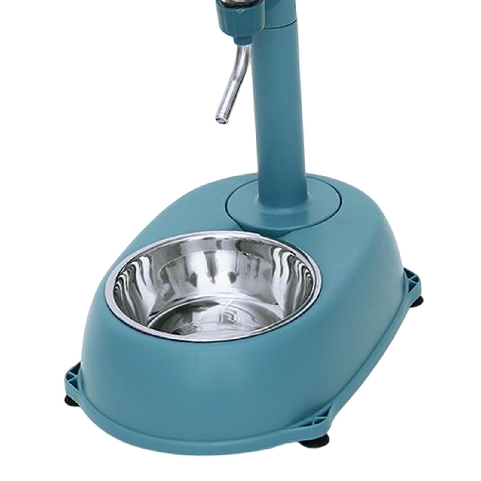 Pet Automatic Water Drinker, Dog Cat Feeder Waterer Puppy Adjustable Dog Bowl Food Dispenser Drinking Bowl Feeder