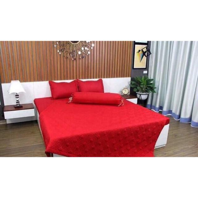 Bộ chăn ga gối satin