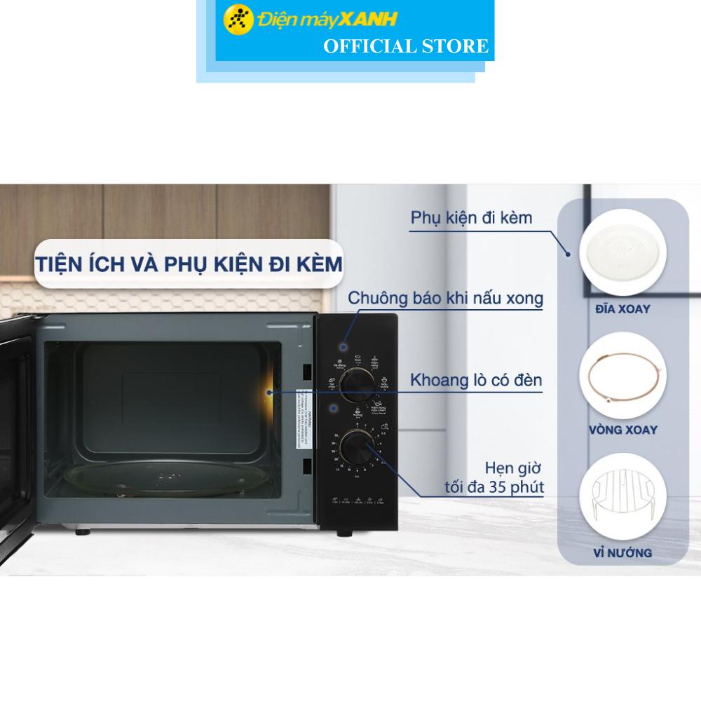 Lò vi sóng có nướng Electrolux EMG23K22B 23 lít - Hàng Chính Hãng