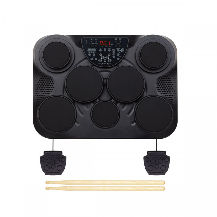 Bộ Trống điện tử Medeli DD315 (Electronic Portable Digital Drum - Kèm Nguồn, Dùi Trống, Pedal)