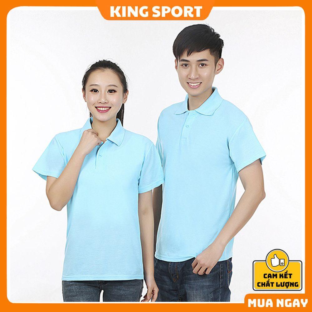 Áo polo nam unisex vải poly thái 4 chiều mềm mịn thoáng mát KING SPORT Áo phông nam nữ có cổ hàng chính hãng