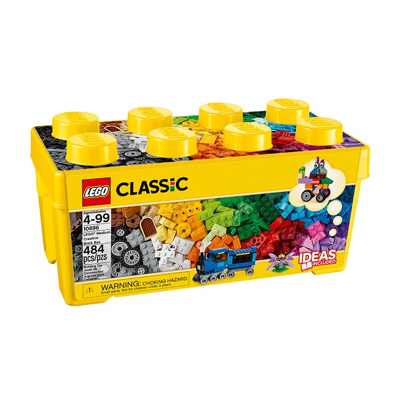 Đồ Chơi Lắp Ráp LEGO Thùng Gạch Trung Classic Sáng Tạo 10696 Cho Bé Trên 1 Tuổi (484 chi tiết)