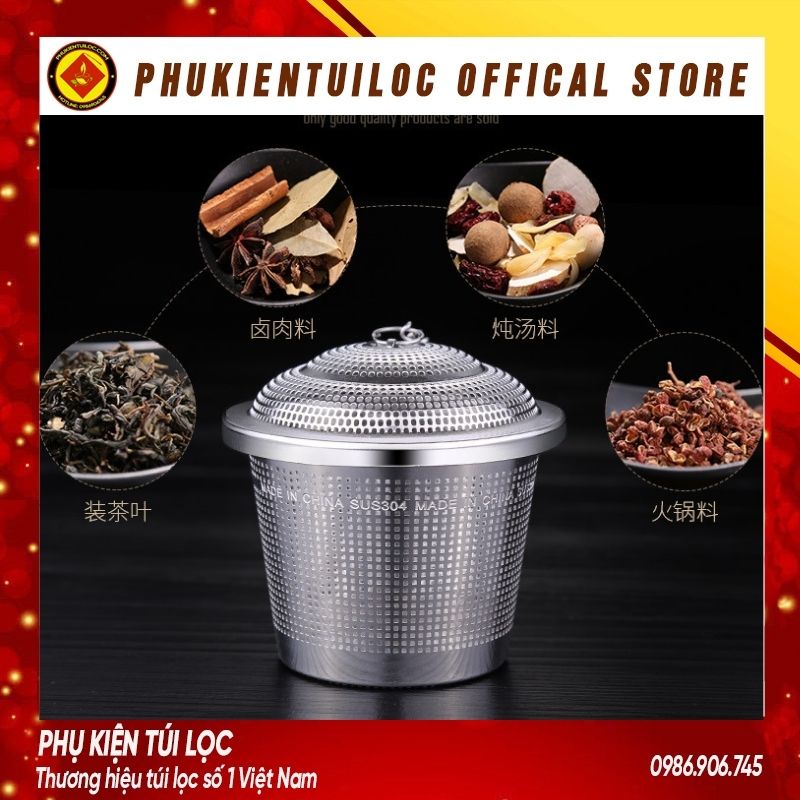 Lọc Trà inox 304