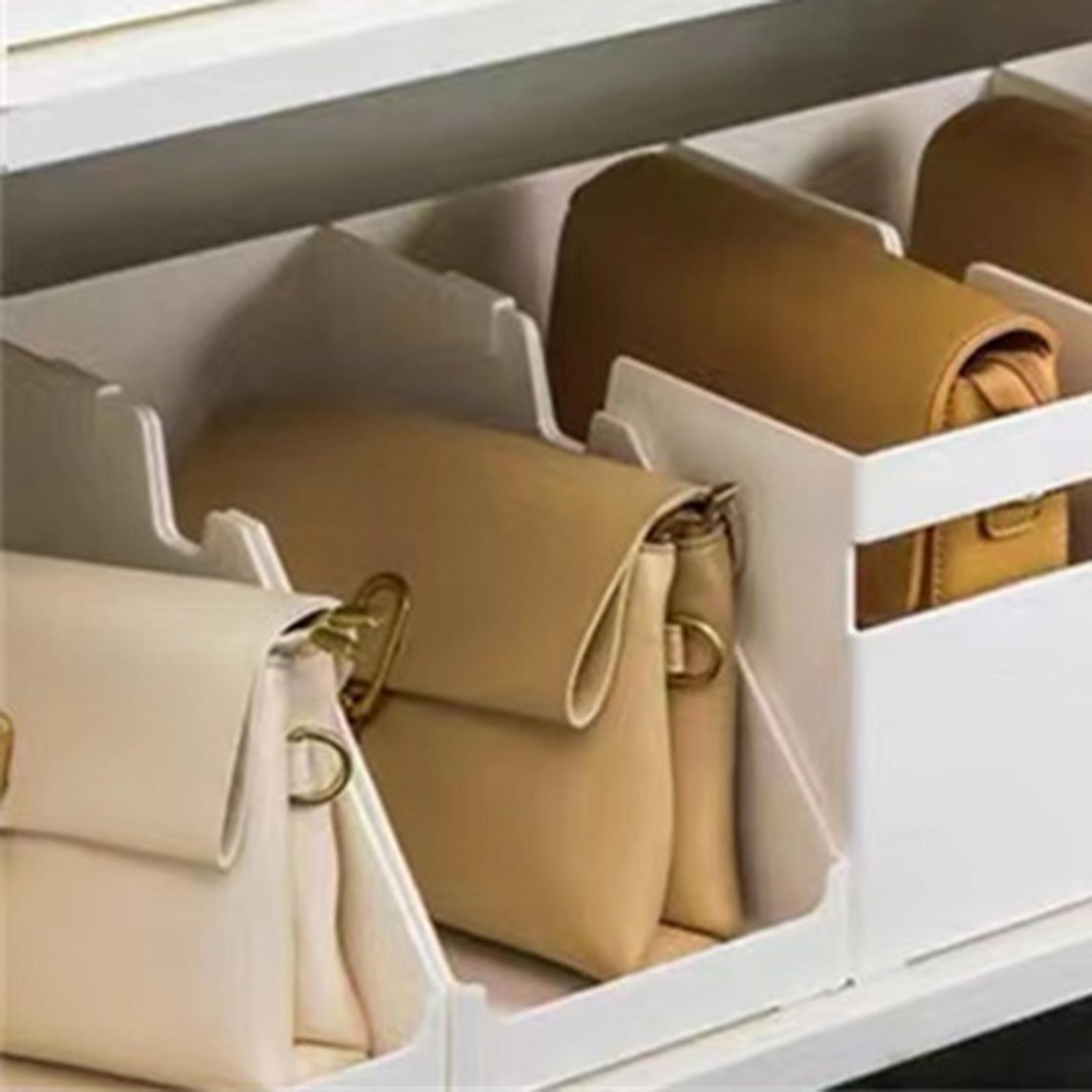 Handbag Organizers Shelf Stand Shelves Bedroom Separators Organization White