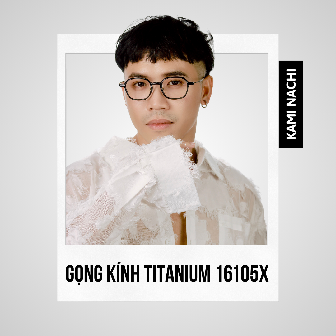 Gọng kính The Angel phiên bản Rafa chất liệu Titanium mạ I-on mã 16105X KAMI NACHI