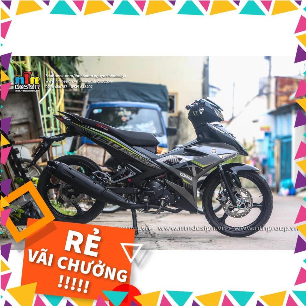 Tem Rời Exciter 150 Mẫu MX Xám Đen Xanh