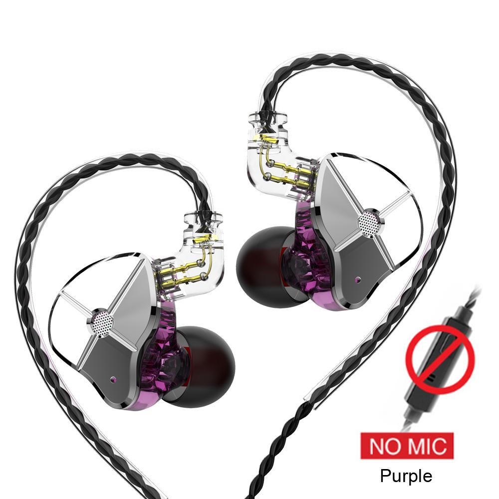 Tai nghe kết hợp với Mic HIFI Màn hình DJ nhét tai thể thao có 2 chân 0,75mm TRN ST1 1DD 1BA có mic