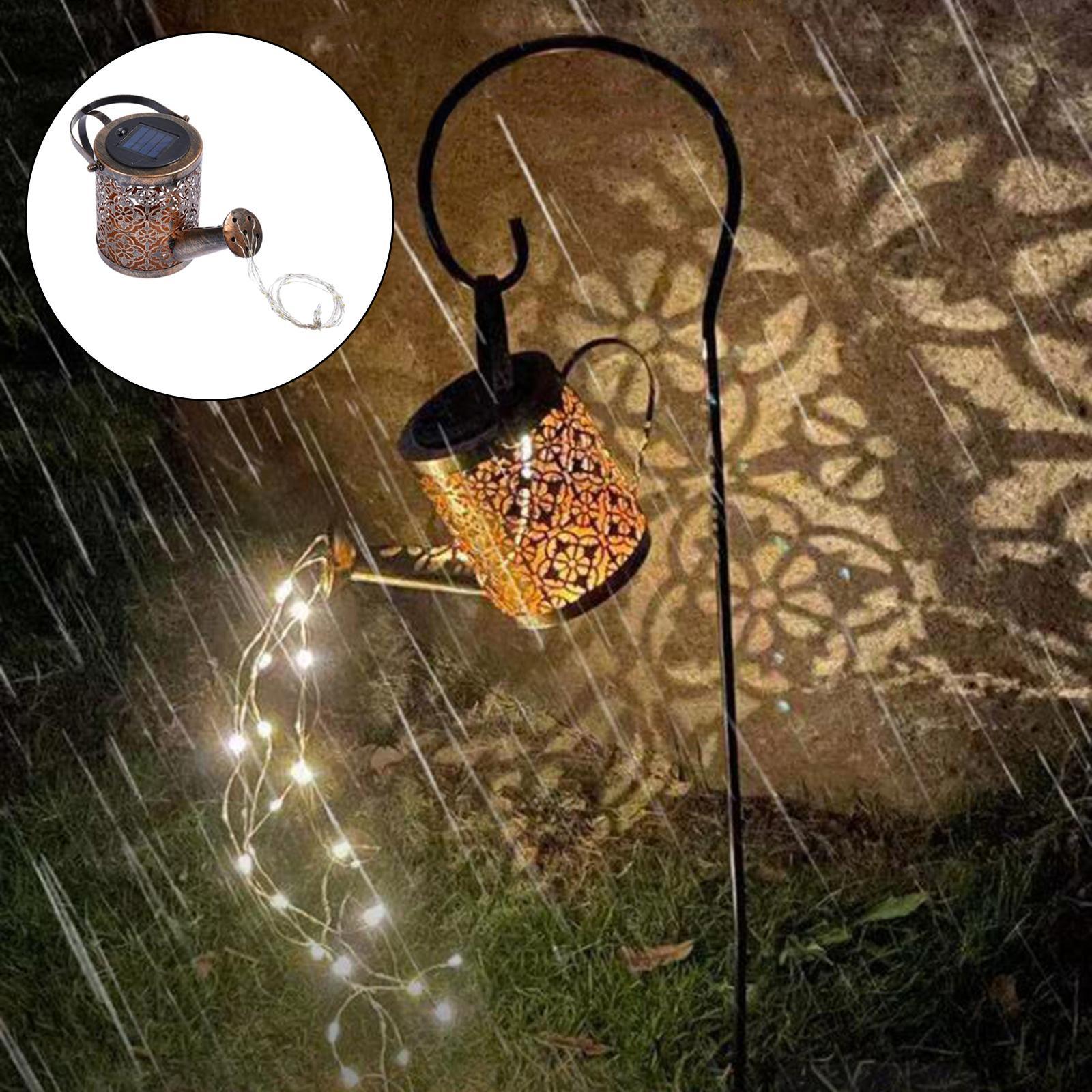 Watering Can Lights Shower Garden Lamp Decoration for Yard Patio