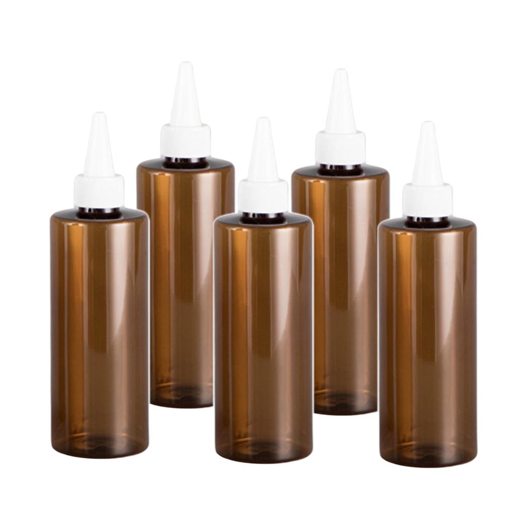 Set 5 Chai Rỗng Bằng PET Dùng Nhuộm Tóc