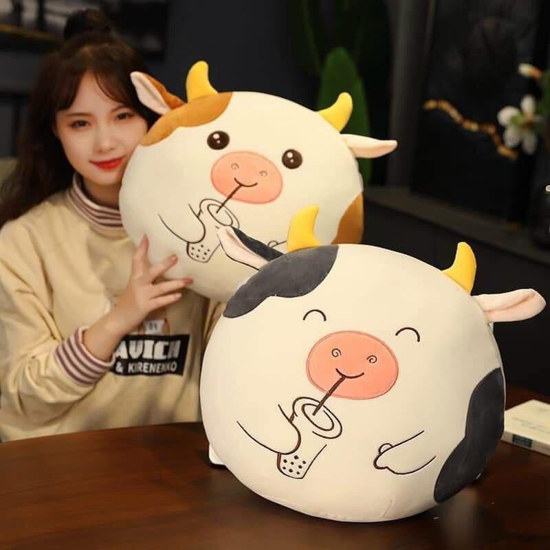 Gối Mền Bò Sữa 3in1