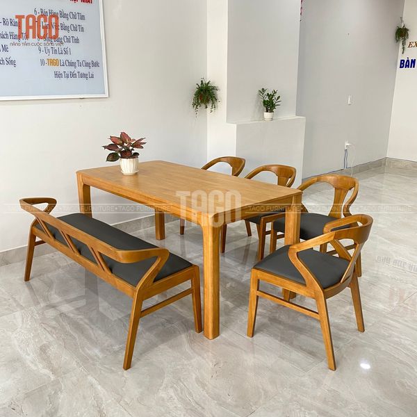 Bộ bàn ghế ăn louis