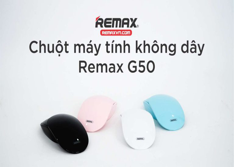 Chuột Máy Tính Không Dây Remax G50 - Hàng Chính Hãng