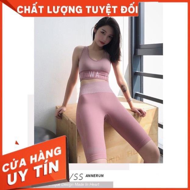 Quần tập ngố cao cấp Gym nữ cạp lưng cao, co giãn 4 chiều,dùng tập Yoga, Gym, Zumba, Aerobic Just KK