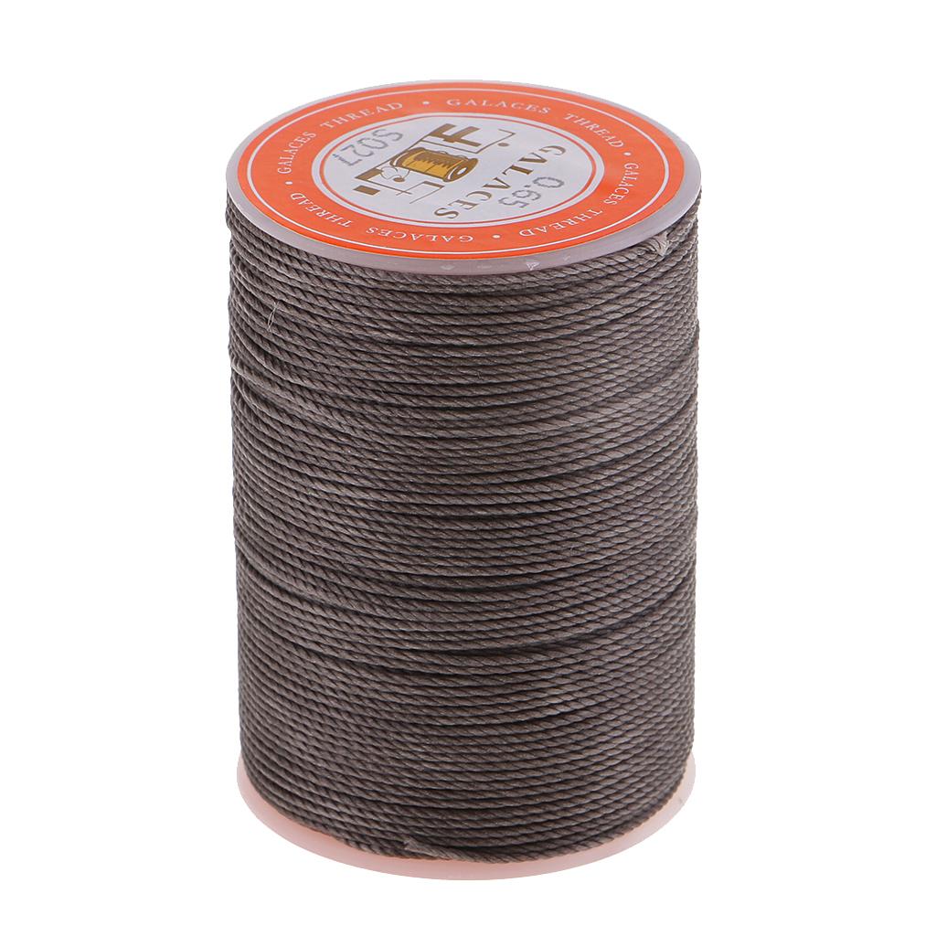 Black Sewing Thread Leather  Waxed Thread Sewing Leather - 0.4mm Black Waxed  Thread - Aliexpress