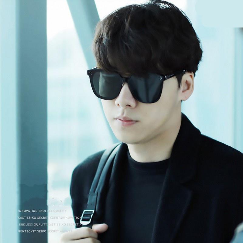 Kính mát nam nữ thiết kế gọng vuông sành điệu thời trang phong cách Hàn Quốc