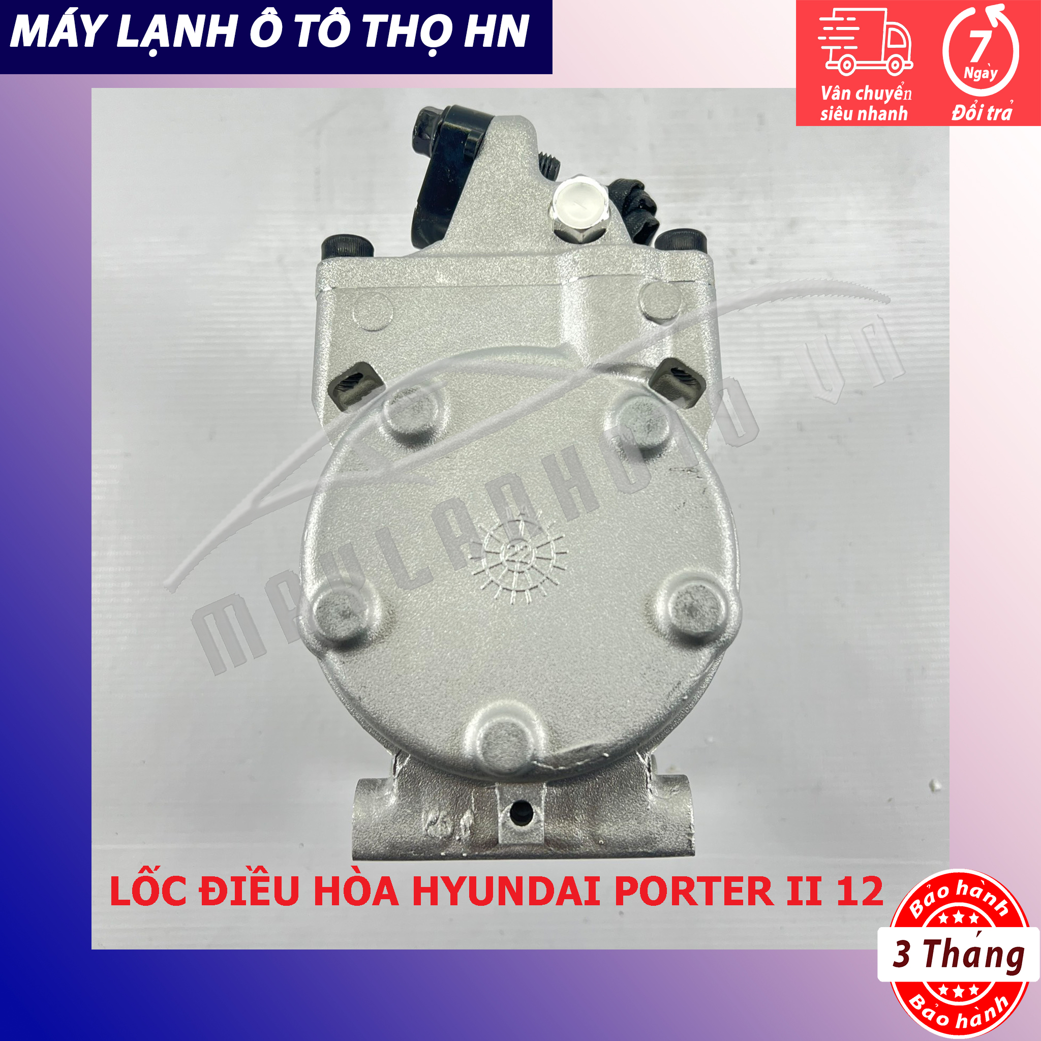 Lốc điều hòa  Hyundai Porter 2 2009 2010 2011 2012 2013 2014 hàng xịn Hàn Quốc 09 10 11 12 13 14 97701-4F