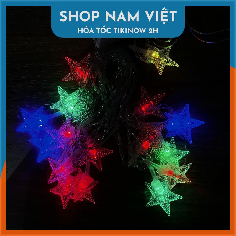 Dây Đèn LED Trang Trí Đổi Màu 3m 16 Bóng - Chính Hãng NAVIVU