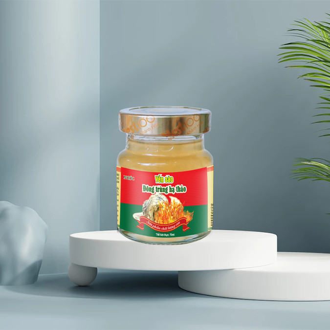 Nước Yến Sào Đông Trùng Hạ Thảo - Nest100 - hộp 6 lọ 70 ml