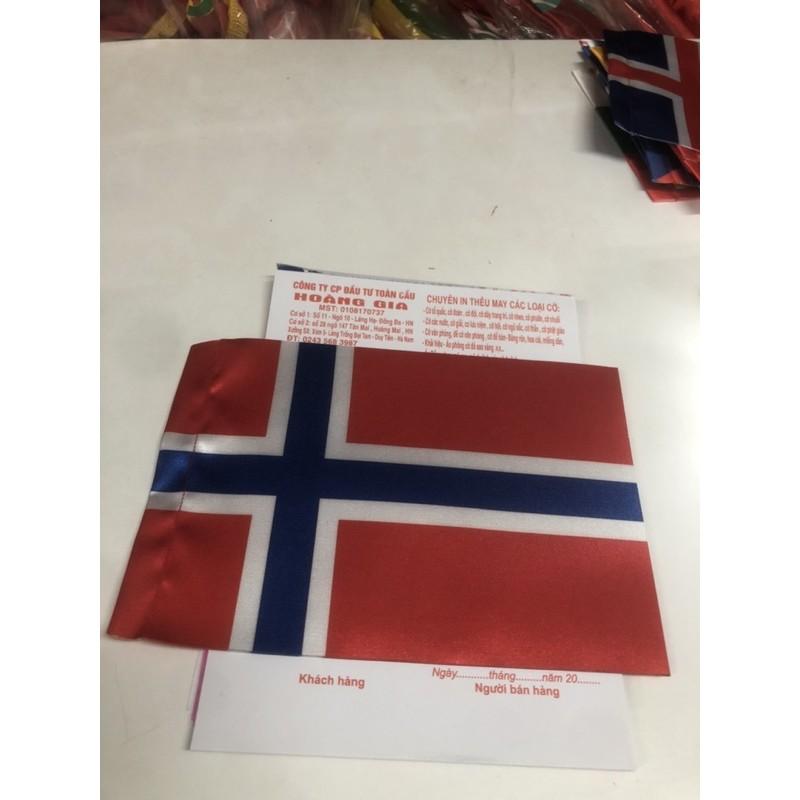 Quốc kỳ Na Uy để bàn 14x21cm