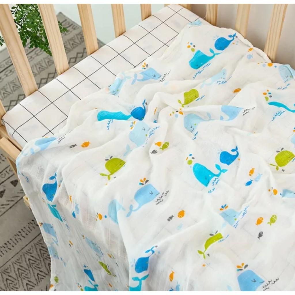 Khăn tắm 2 lớp sợi tre cho bé sơ sinh