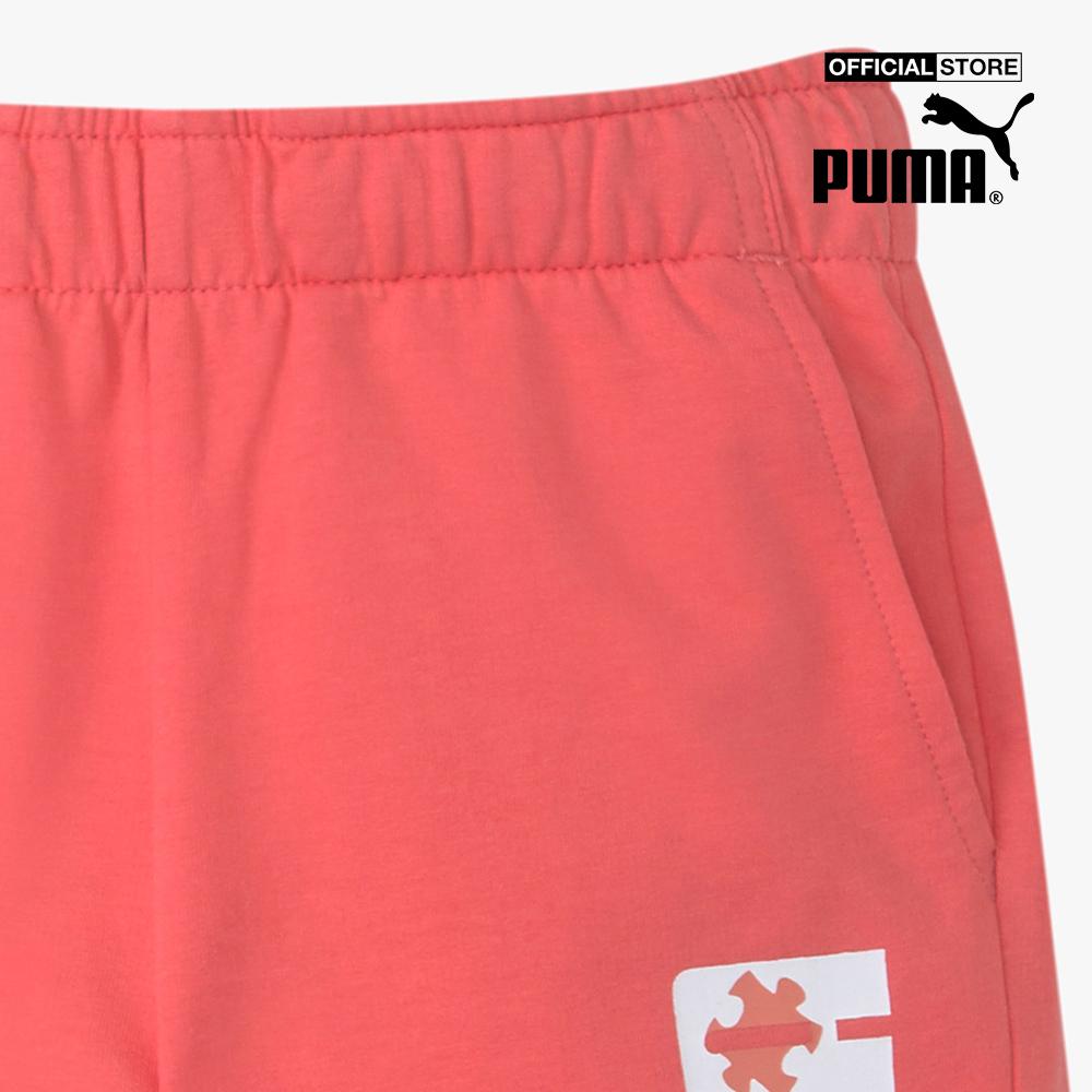 PUMA - Quần shorts bé trai lưng thun Paw-586223