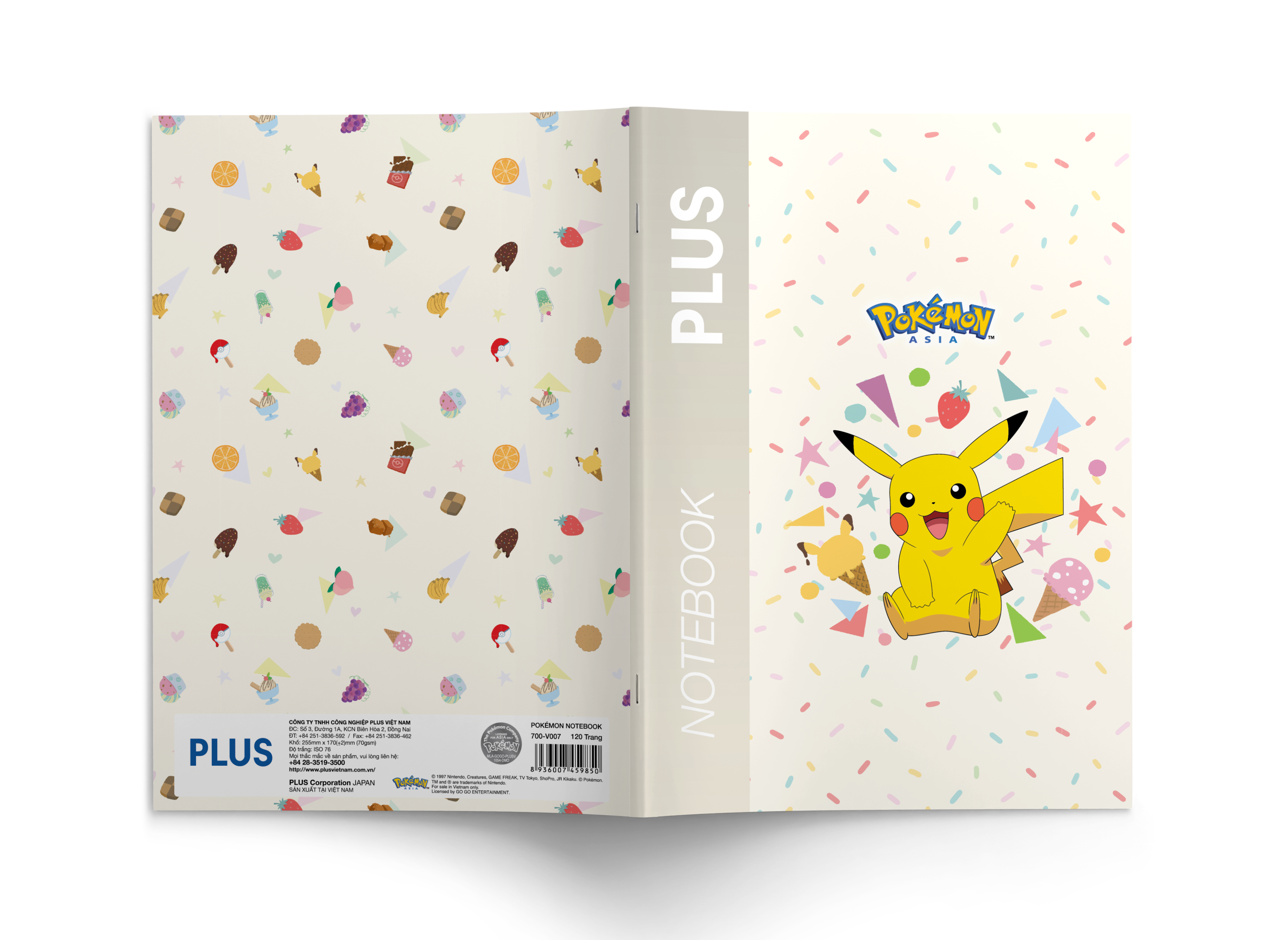 Tập B5 Kẻ Ngang 120 Trang - Phiên Bản Pokemon Mới PLUS