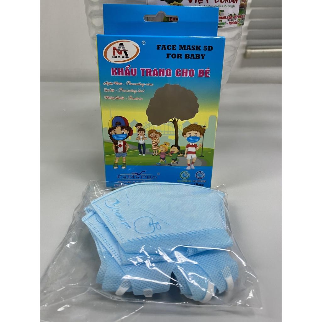 Hộp khẩu trang trẻ em 5D Mask Kid Nam Anh