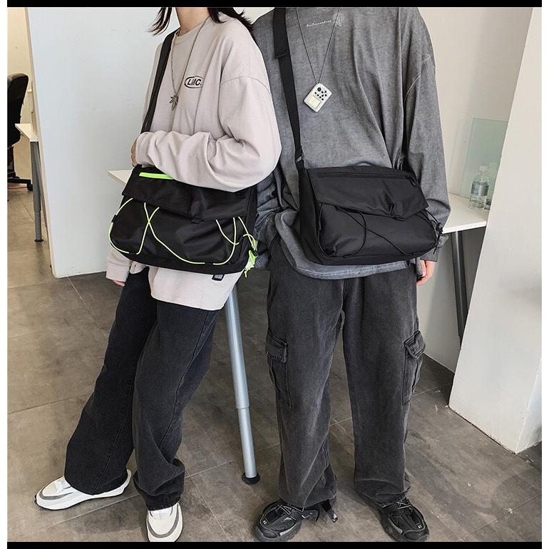 Túi Đeo Chéo Nam Nữ Cặp Sách ulzzang Thời Trang Unisex Vải Canvas Chống Nước B074