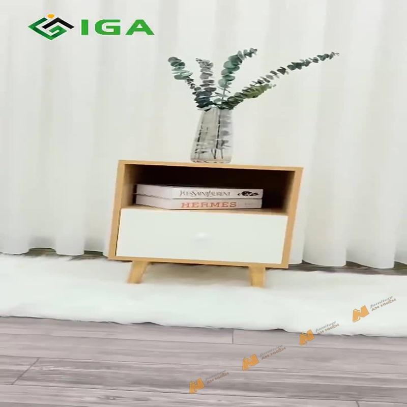 Made in VN - TỦ ĐẦU GIƯỜNG AN014 PHONG CÁCH HIỆN ĐẠI-gỗ mdf 17mm công ty Mộc Phát  độ bền trên 30 năm