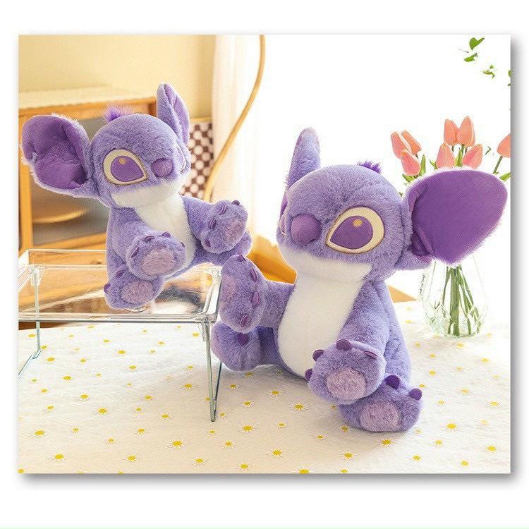 Gấu Nhồi Bông Stitch Màu Tím Mộng Mơ 30cm 40cm 50cm 70cm