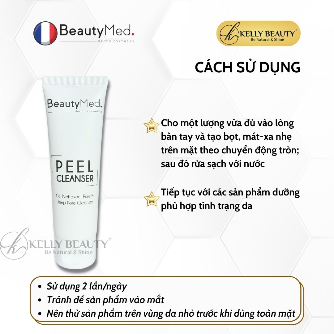 Sữa Rửa Mặt Cho Da Dầu BeautyMed Peel Cleanser | Kelly Beauty