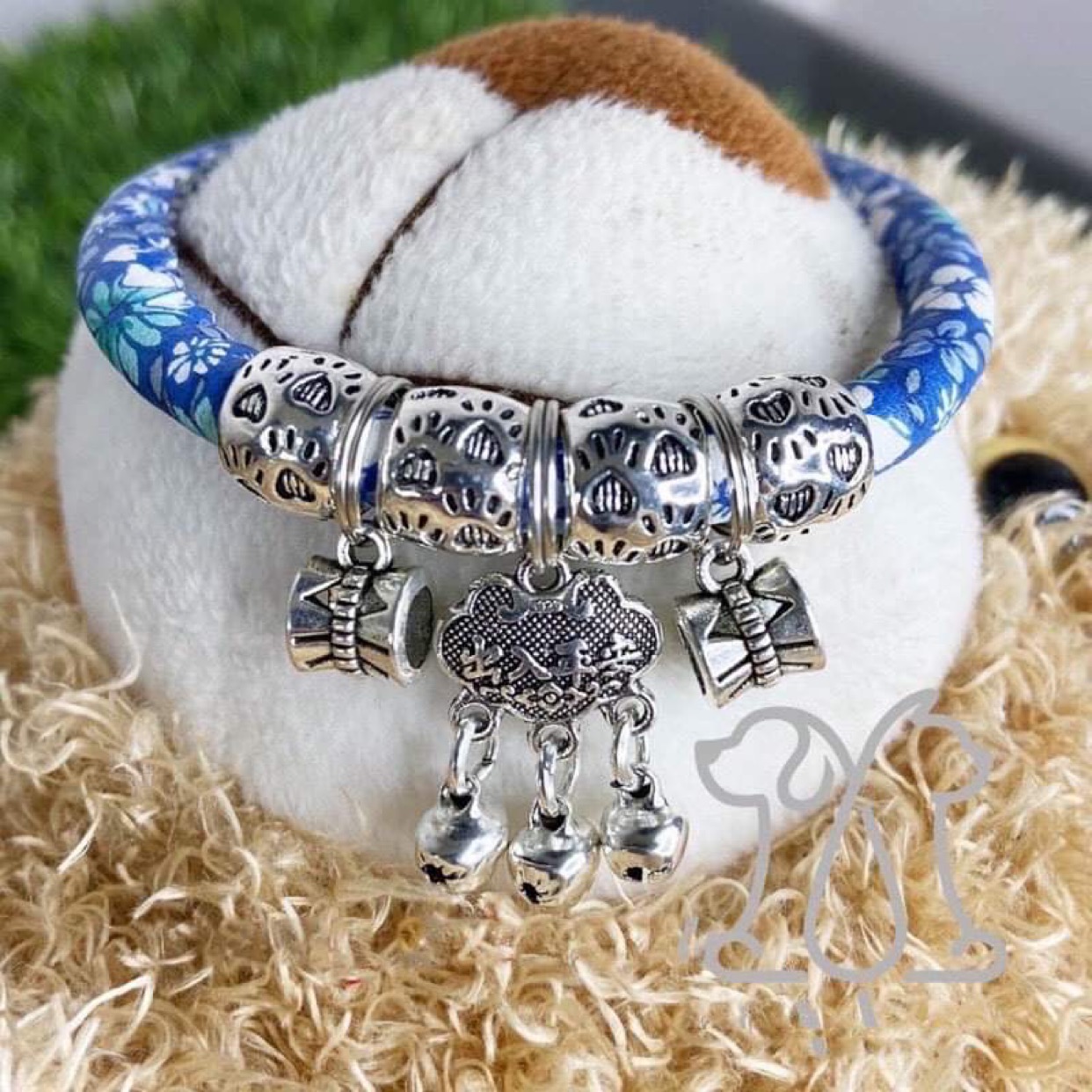 Vòng cổ thổ cẩm cho chó mèo thú cưng