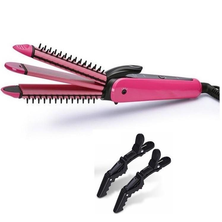 Lược điện uốn, duỗi, bấm xù tóc 3 in 1 đa năng 8890