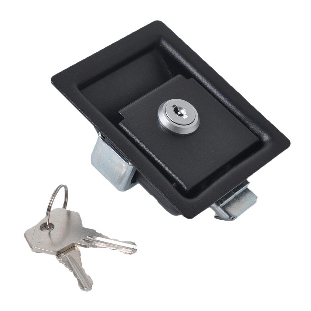 4x Carbon Steel Door Lock Latch Handle Knob for RV Camper Trailer