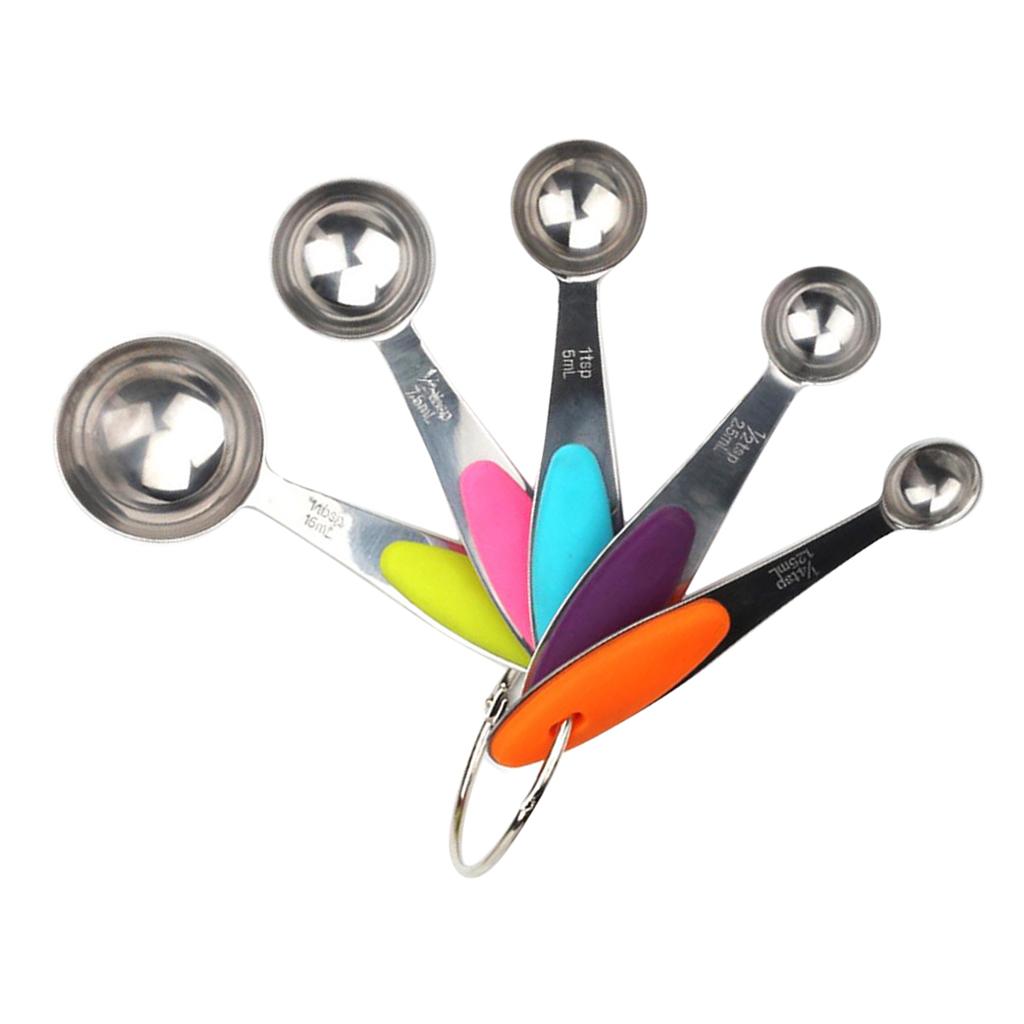10 Pieces Stainless Steel Precise Measuring Cups and Measuring Spoons Kit