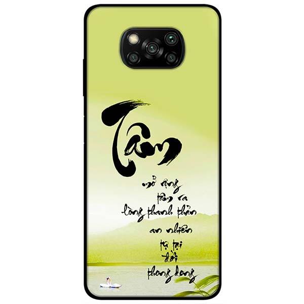 Ốp lưng dành cho Xiaomi Poco X3 mẫu Tâm