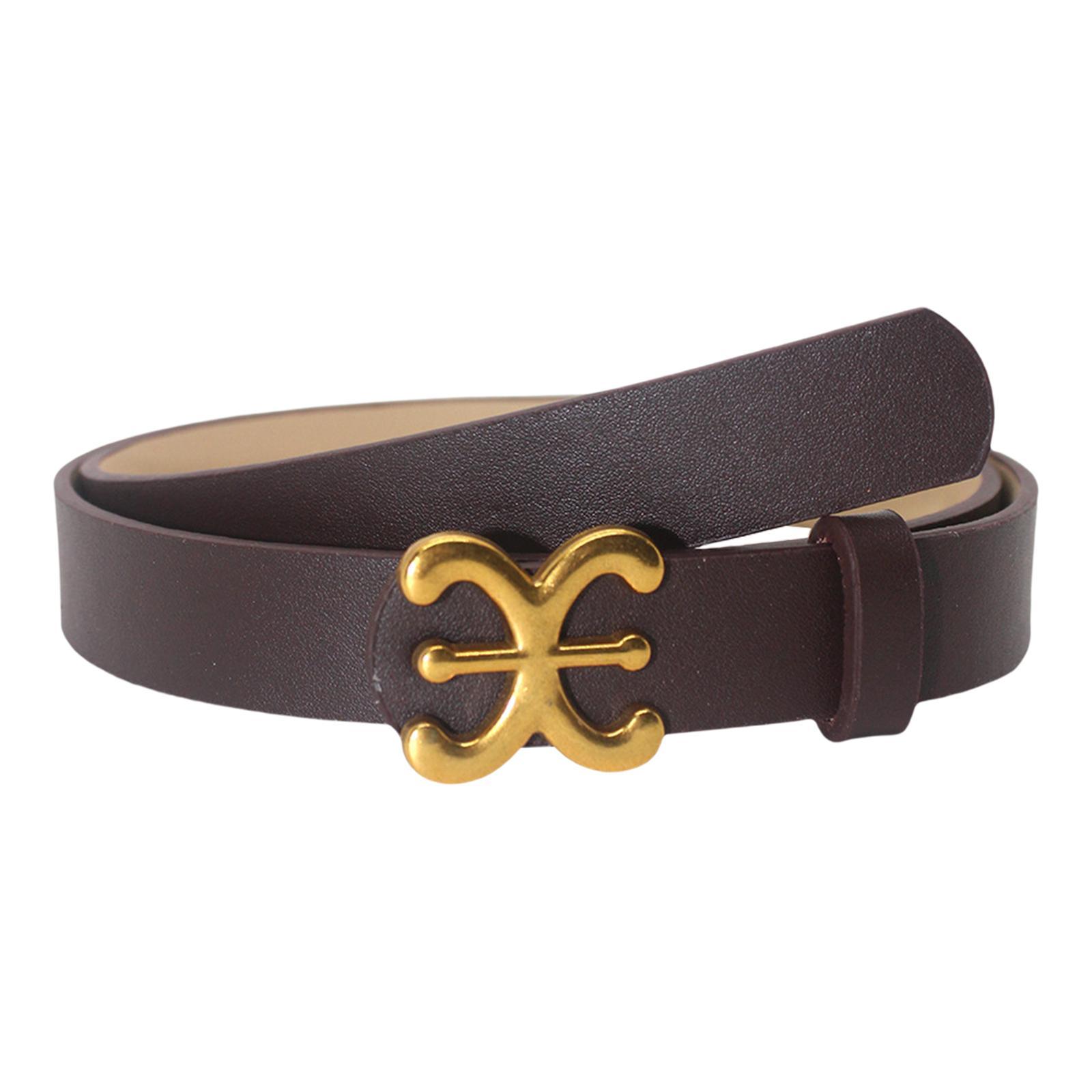 Women Belt Adjustable PU Leather Waist Belt Dress Belt Girl Clothing Decoration Waistband Belt for Club