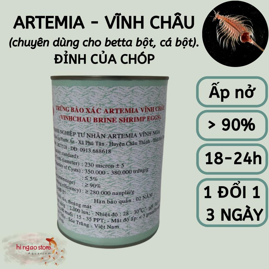 Artemia Vĩnh Châu Tỉ Lệ Nở Cao - Thức ăn cá cảnh | HNS.