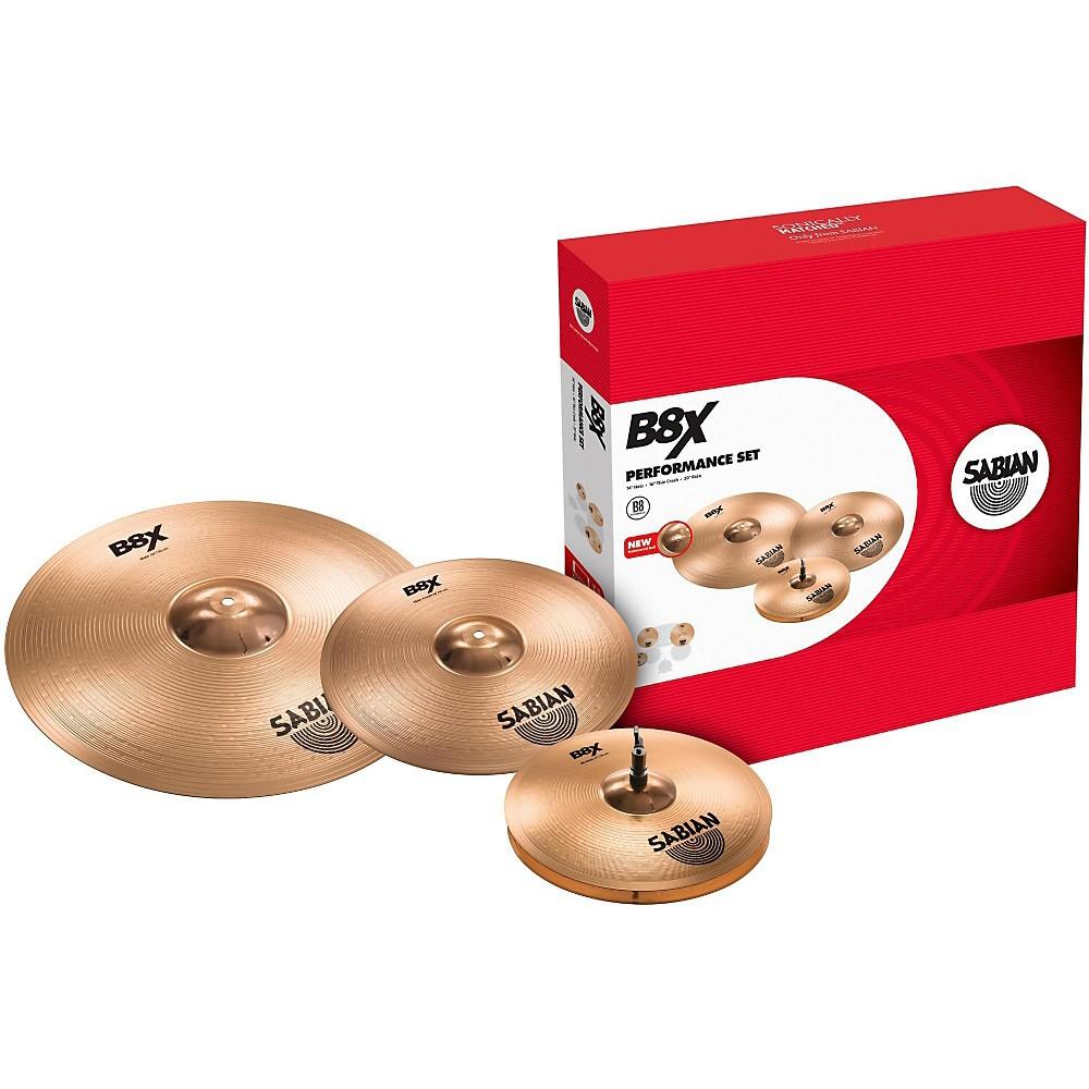 Bộ lá trống (Cymbal) 45003X SABIAN B8X Performance Set – Hàng Chính Hãng