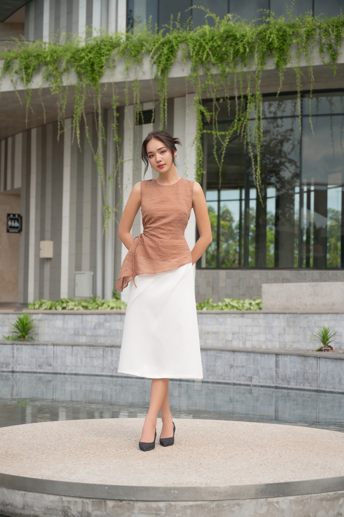 OLV - Chân váy Ivory Midi Skirt