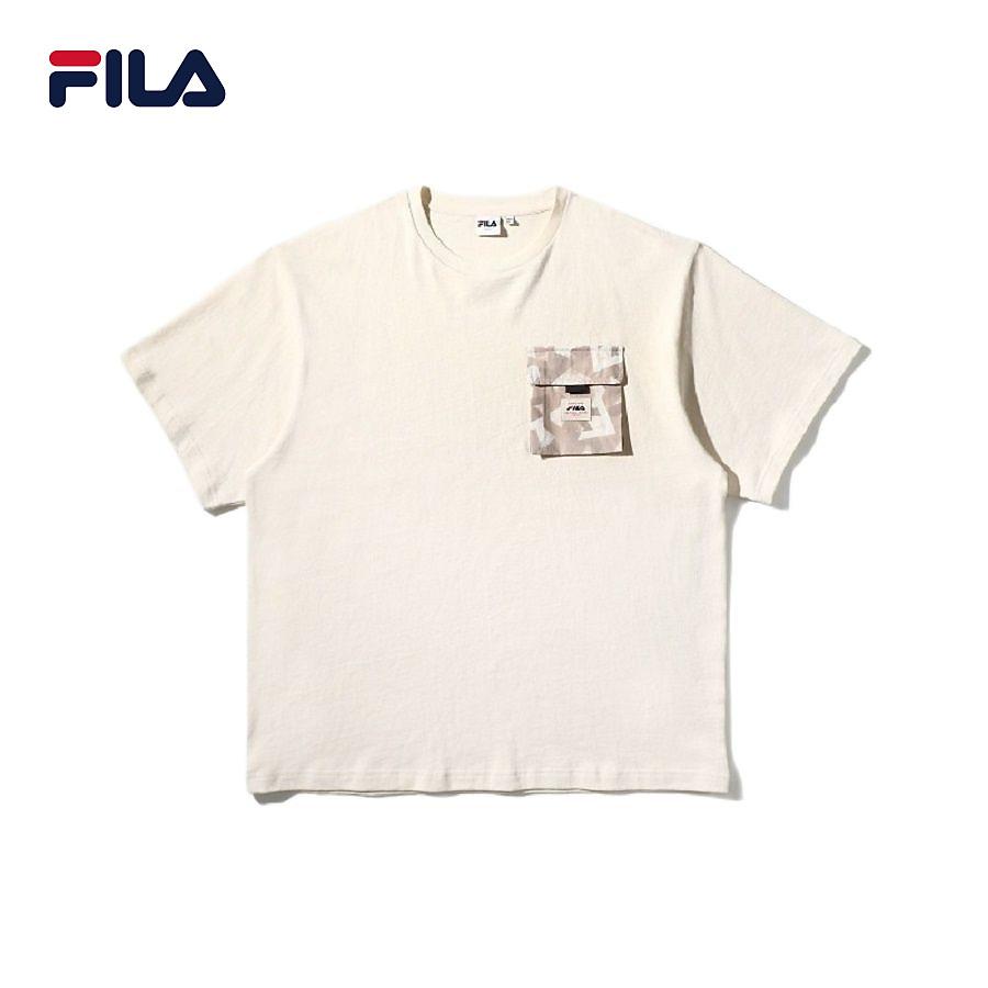 Áo thun tay ngắn unisex Fila Explore Woven Patch - FS2RSD2E02X