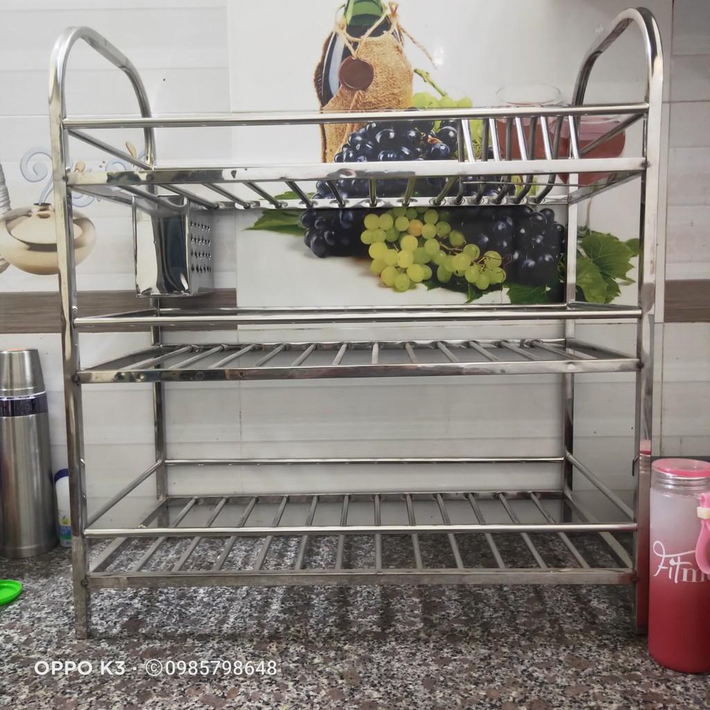 Chạn bát Inox 3 tầng ống loại dày có sắn Ống đũa