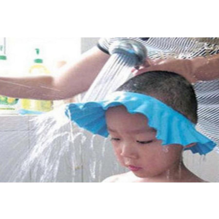 Mũ Tắm Cho Bé,Mũ gội đầu, tắm an toàn cho bé chỉnh 4 cỡ 206111-Tặng khăn lau