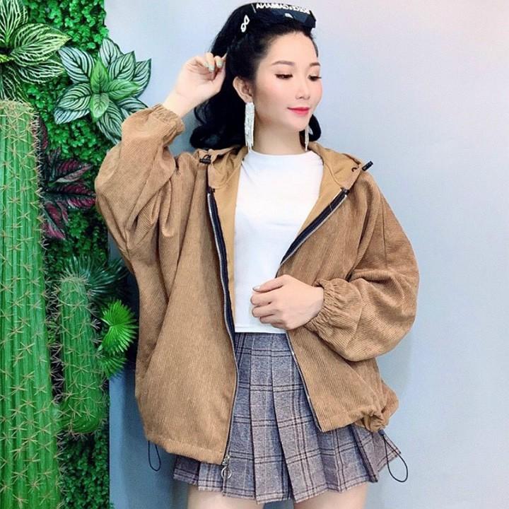 ÁO KHOÁC KAKI Nhung Gân Cao Cấp (M840 - Nhung Gân)