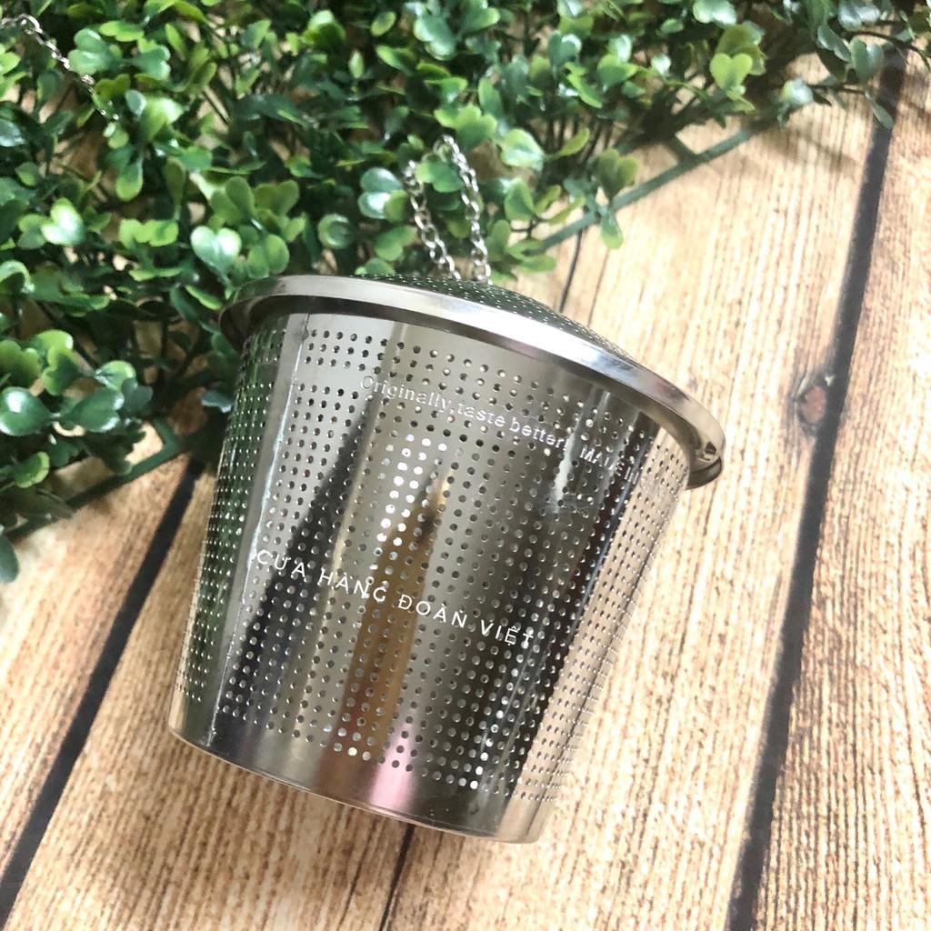 Dụng Cụ Lọc Trà, Lọc Gia Vị Inox 304 Cao Cấp. Dụng cụ lọc các món cganh hầm, súp, lẩu, tránh dư bã gia vị r- Nhiều Size