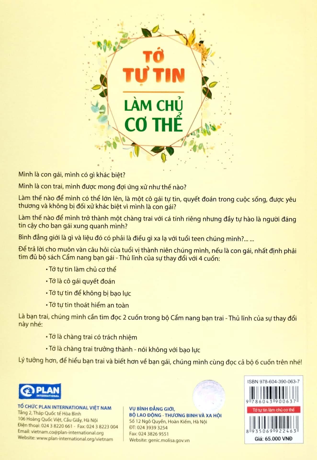 Cẩm Nang Bạn Gái - Thủ Lĩnh Của Sự Thay Đổi - Tớ Tự Tin Làm Chủ Cơ Thể (Tái Bản 2022)